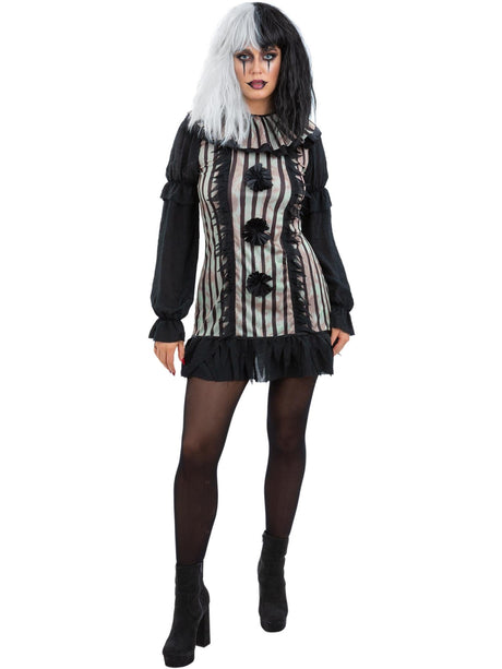 Mørk vintage klovnekostume