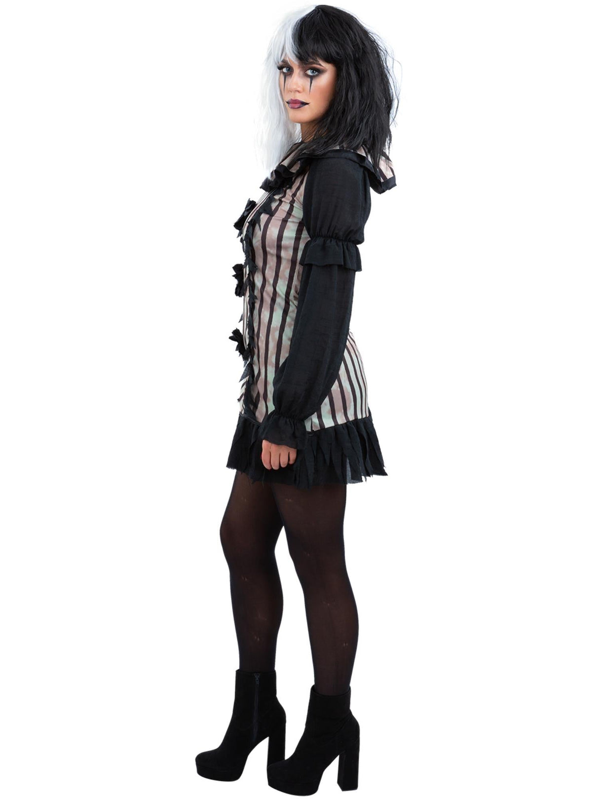 Mørk vintage klovnekostume