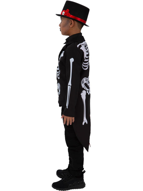 Senor skeletkostume til de dødes dag