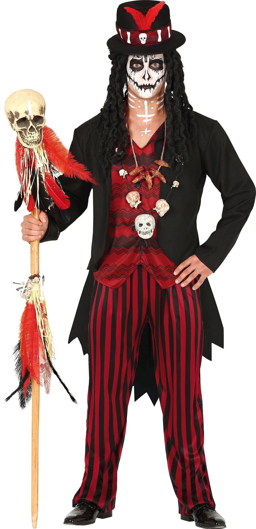 Chaman voodoo kostume