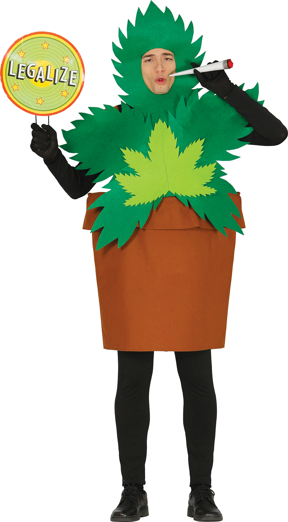 Marihuana plante kostume