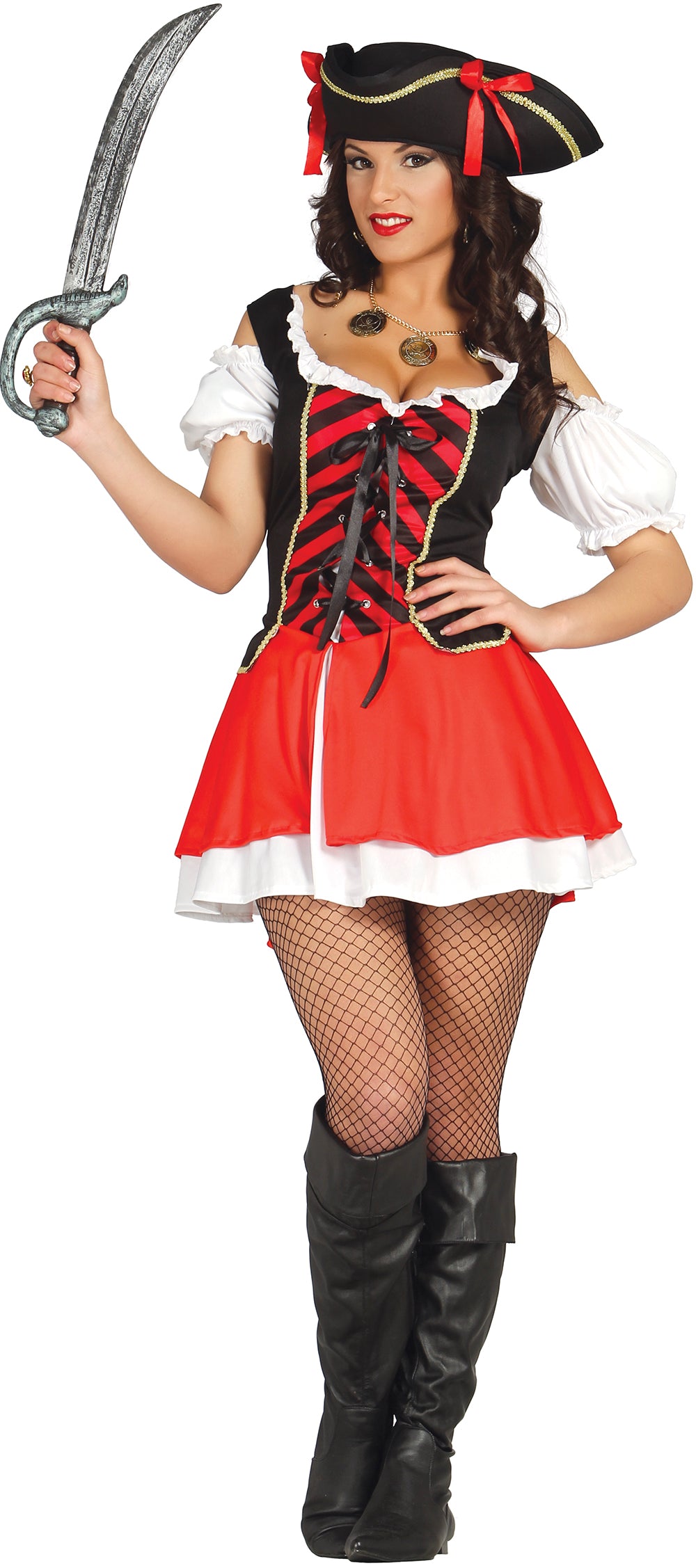 Kvindelig korsarkostume