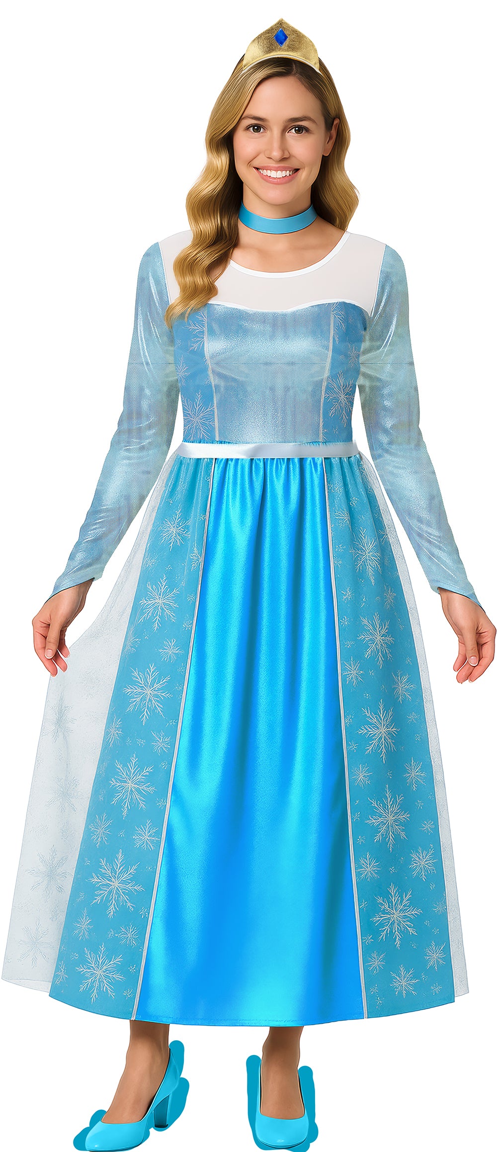 Snefnug prinsesse kostume