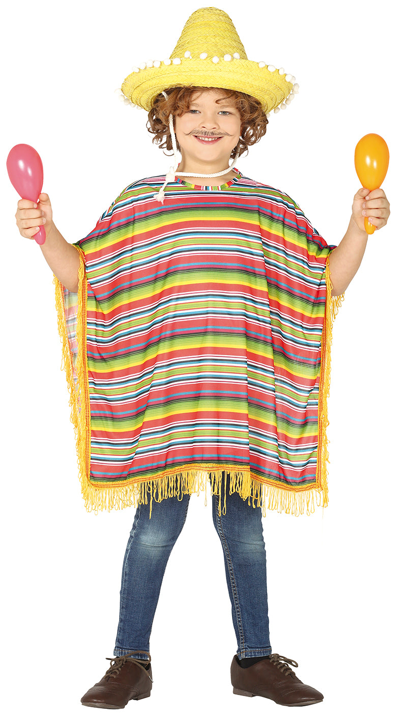Mexicansk ponchoren kostume