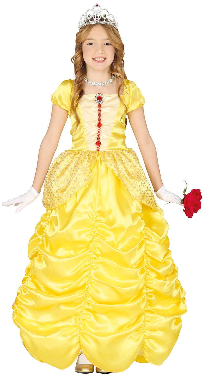 Gul prinsessekostume