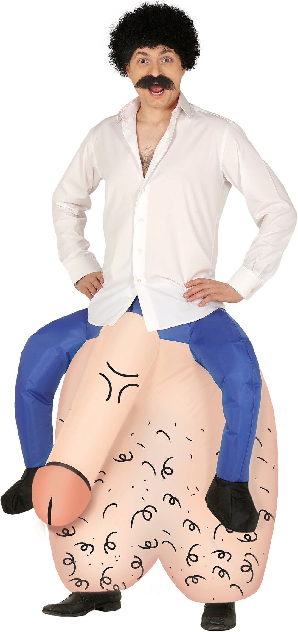 Oppustelige testikler kostume