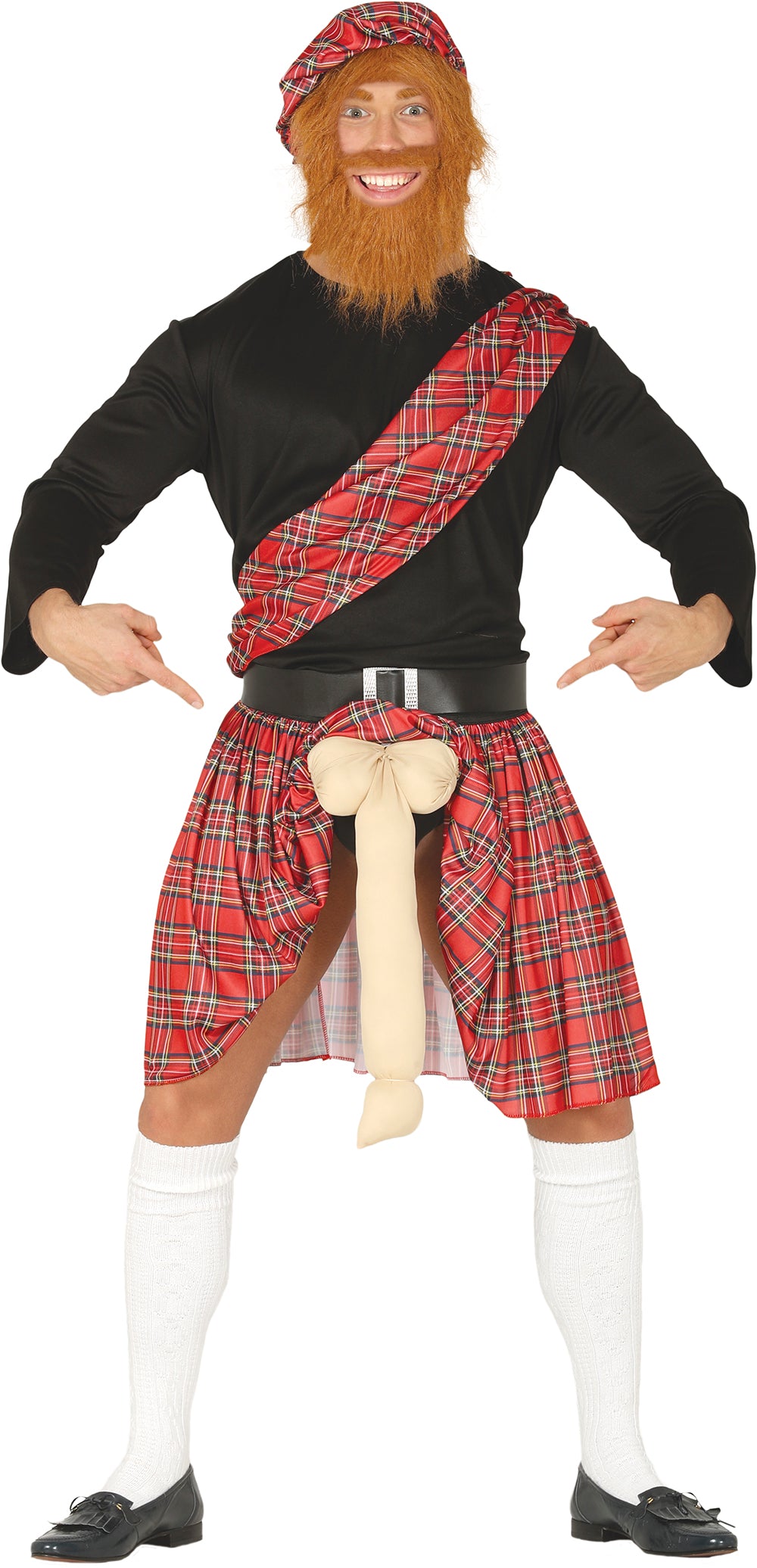 Skotte med overraskelseskostume