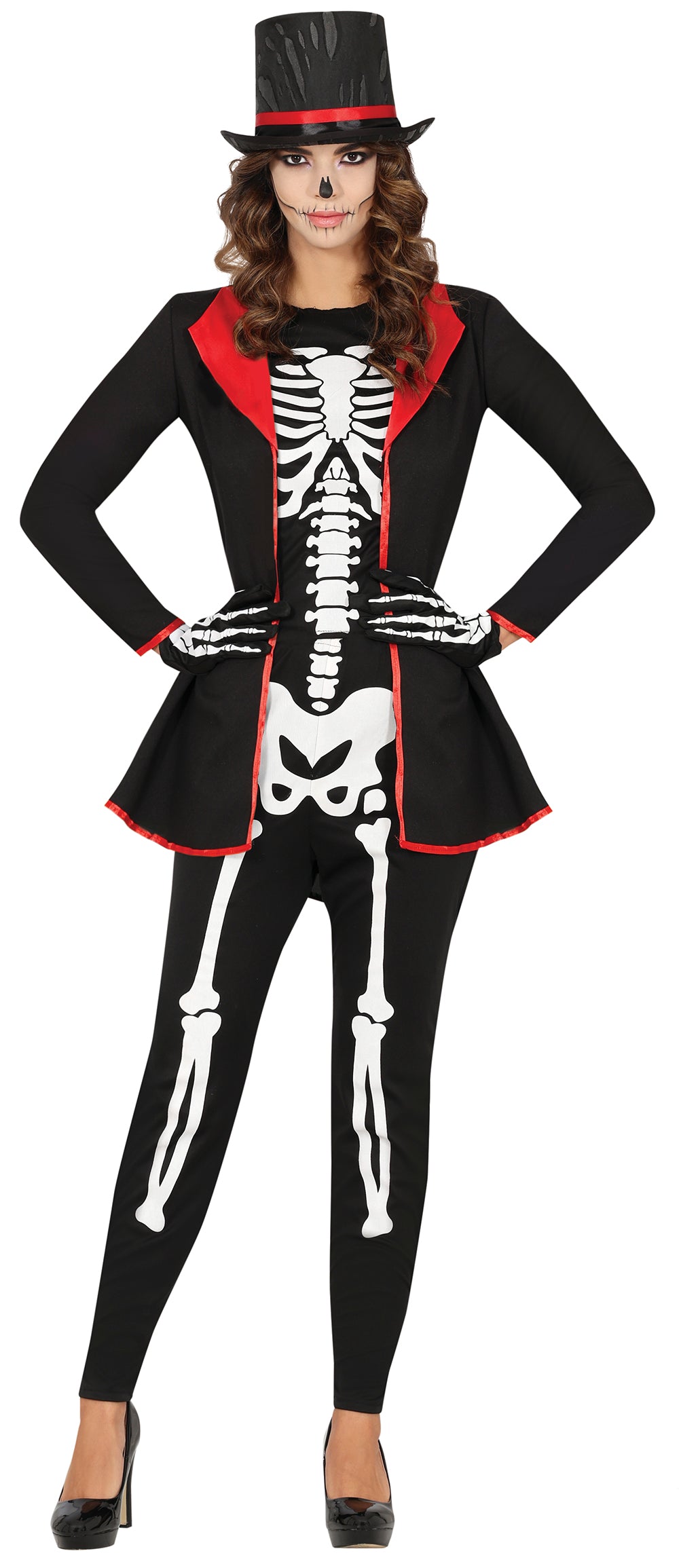 Elegant skeletkostume