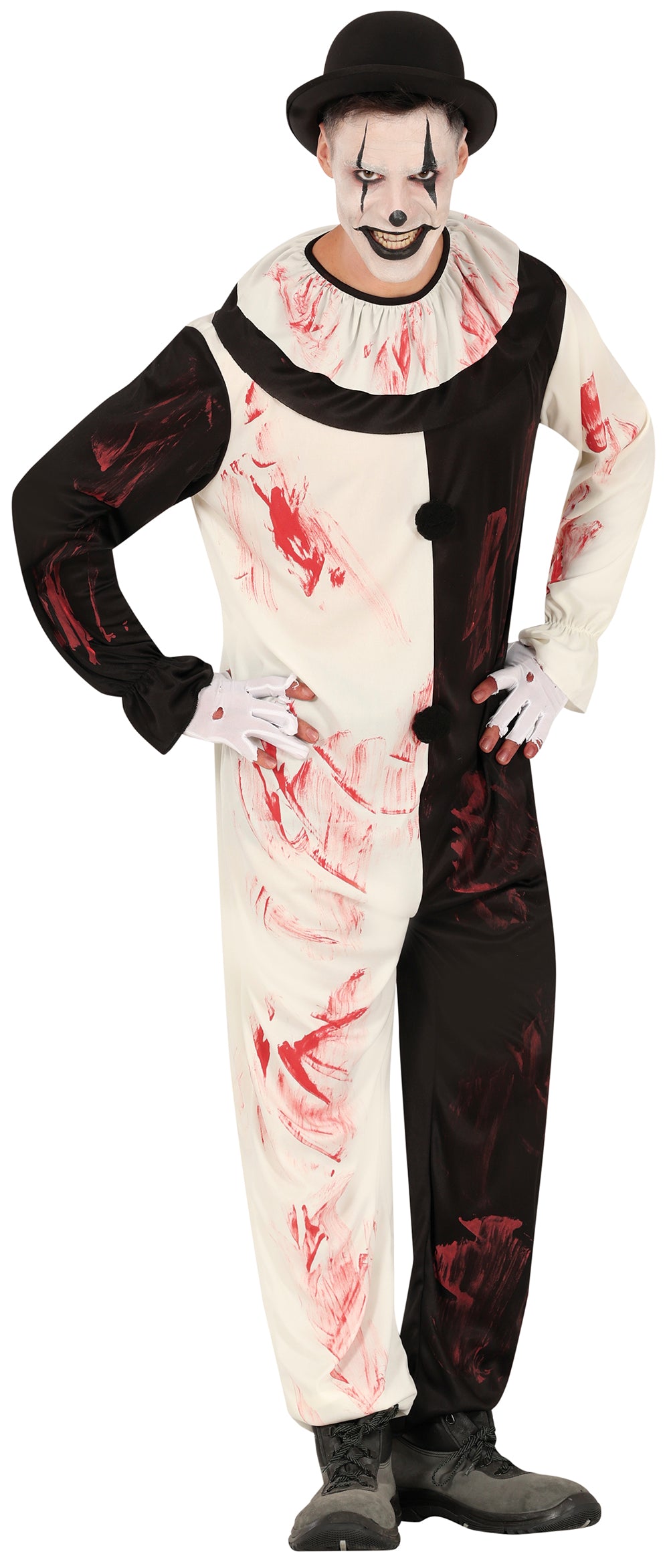 Skræmmende klovnekostume