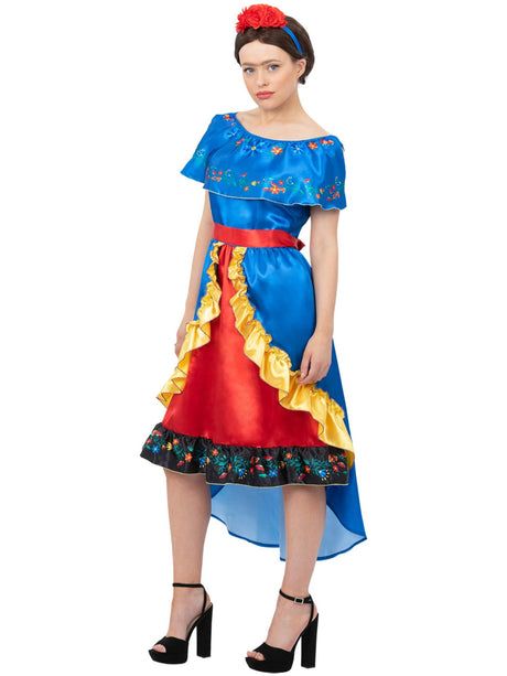 Luksus kunstner Frida kostume, damer