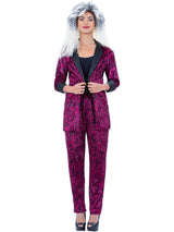 80'er lyserødt zebrakostume, unisex