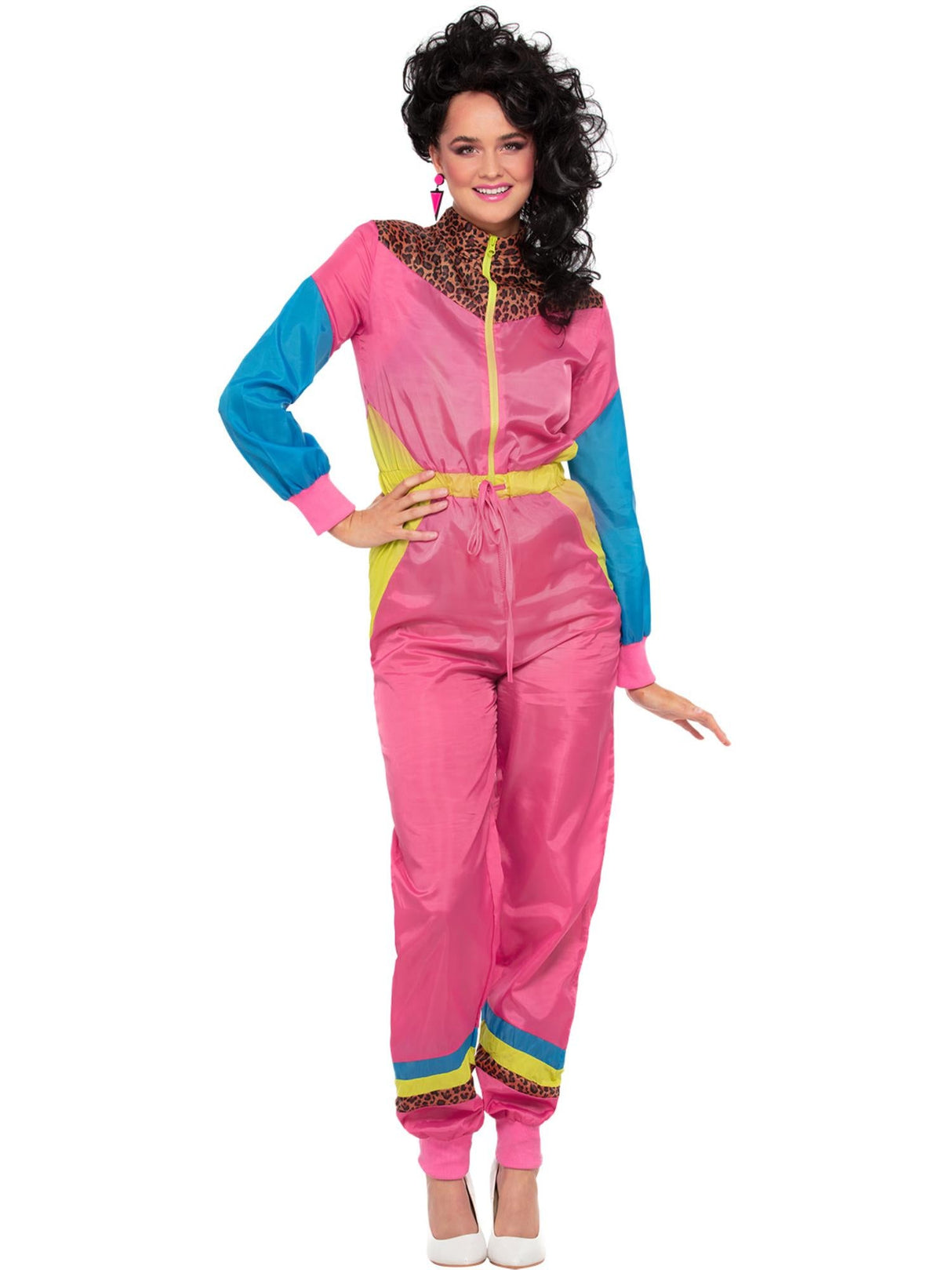 80'er-skidragt med farveblokke