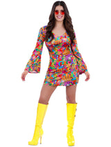 60'er Regnbue Fred Hippie Kostume