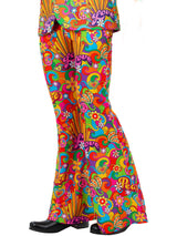 Herre Regnbue Peace Flared Bukser