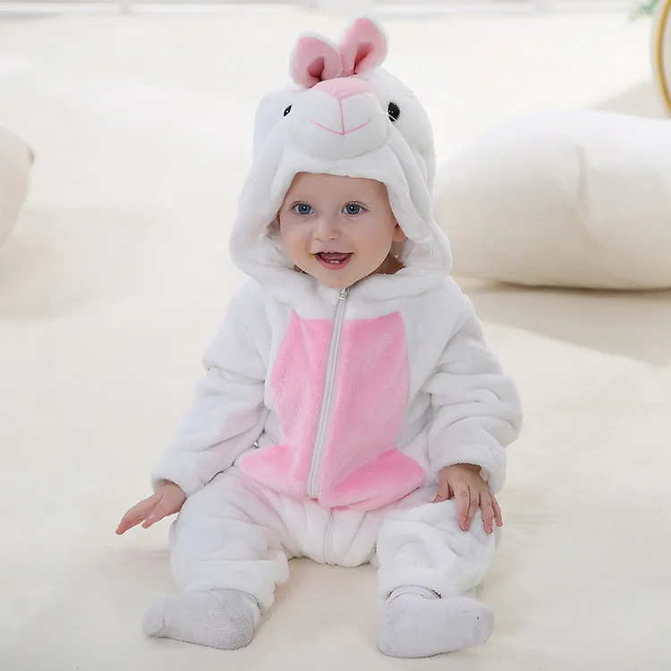 Hvid Kanin Kostume til Børn